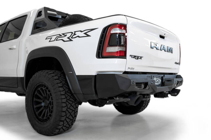 Ram 1500 TRX Bumper - Rear - Addictive Desert Designs - Bomber - Hammer Black - `21-`27